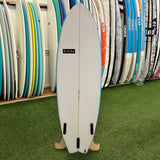 Stoke Fish 6’0" Surfboard - White/Blue/purple