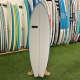 Stoke Fish 6’0" Surfboard - White/Blue/purple