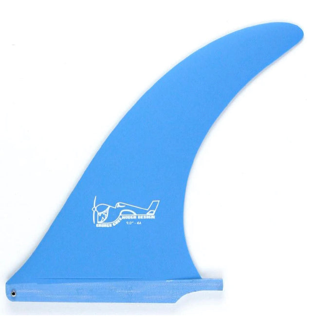 True Ames Greenough 4-A 9.75" Single Fin - Powder Blue