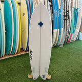 Surf Prescriptions Old School Fish 6'0" Surfboard - White