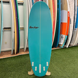 Quiet Flight Pontoon 6’0" Surfboard - White / Blue