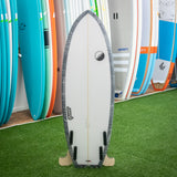 Quiver Concepts Waked Potato 5’4" Surfboard - Gray / White