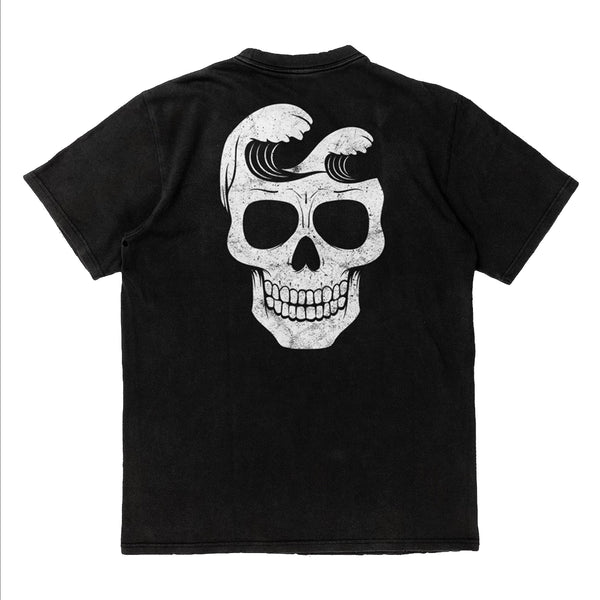 Watermans Warehouse Skull Short Sleeve Tee - Black