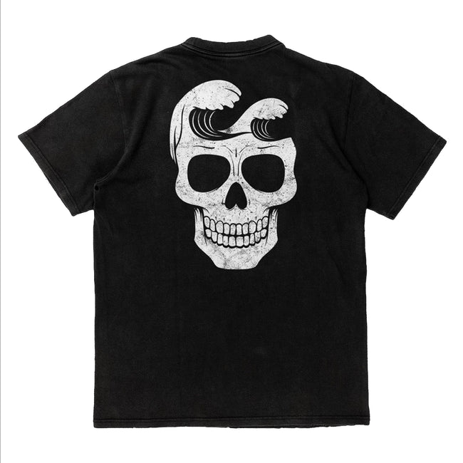 Watermans Warehouse Skull Short Sleeve Tee - Black
